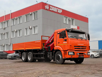 Бортовой КАМАЗ 65115 с КМУ SUNHUNK К328-4 (сп/место)_0